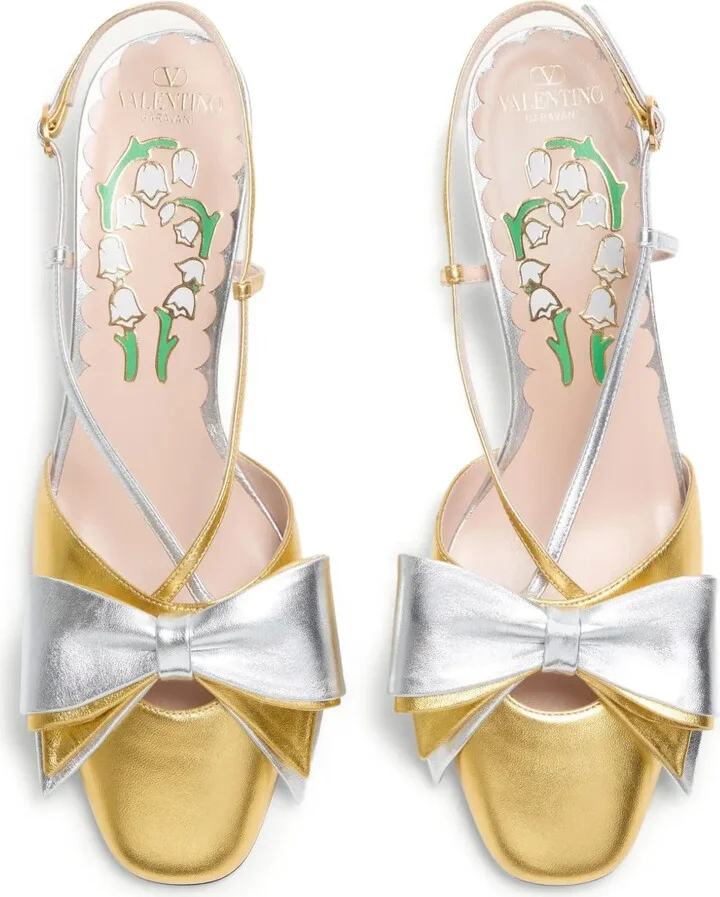 45mm Bowow slingback pumps - Image 4
