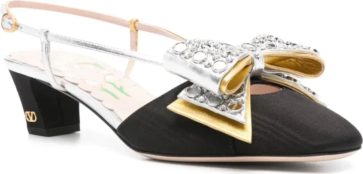 45mm Bowow slingback pumps - Image 2