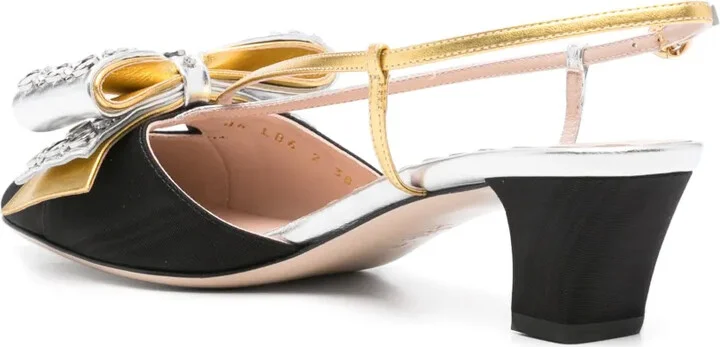 45mm Bowow slingback pumps - Image 3