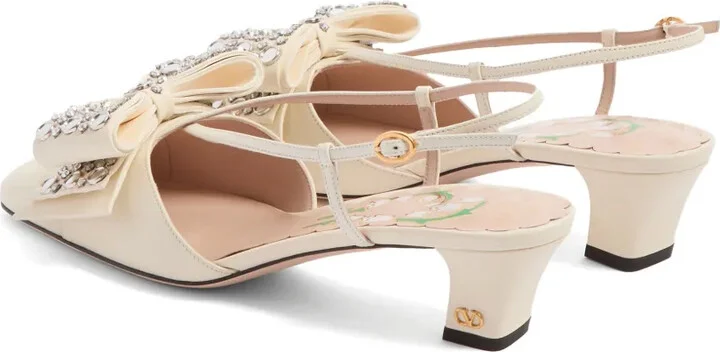 45mm Bowow slingback pumps - Image 3