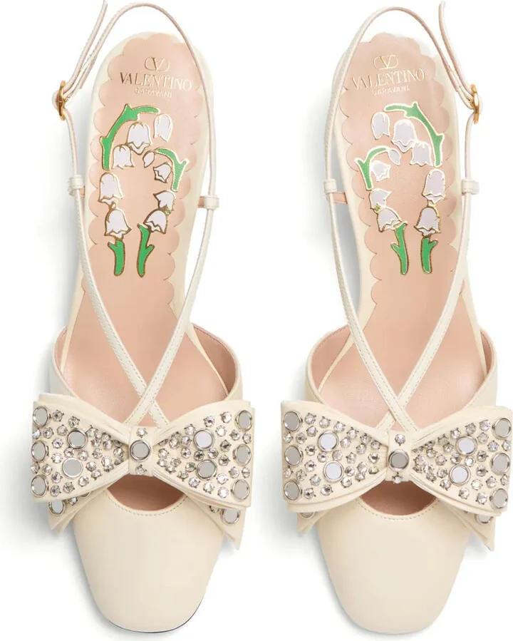 45mm Bowow slingback pumps - Image 4