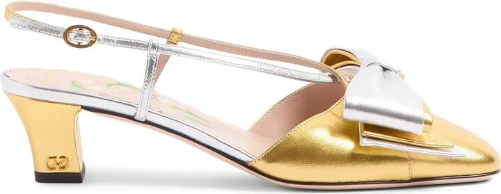 45mm Bowow slingback pumps