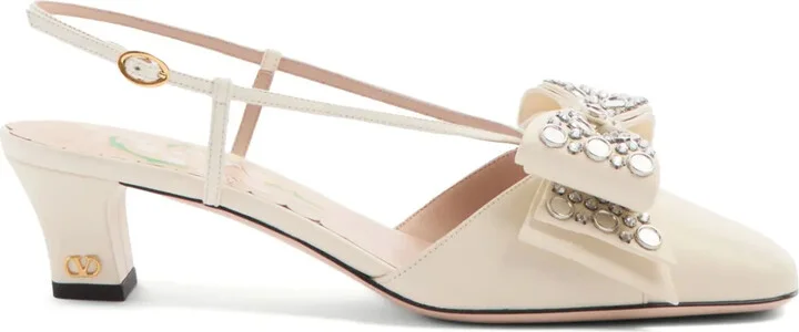 45mm Bowow slingback pumps