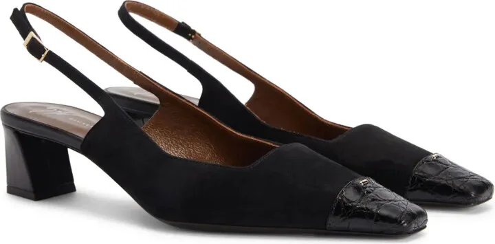 45mm Brendha Croco pumps - Image 2