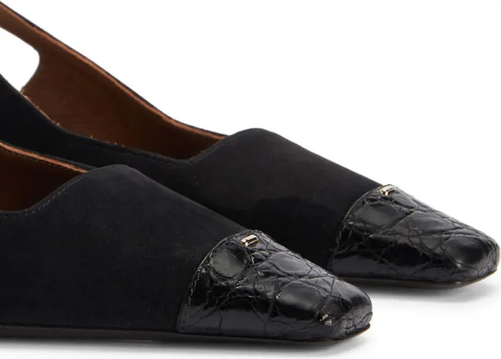 45mm Brendha Croco pumps - Image 4