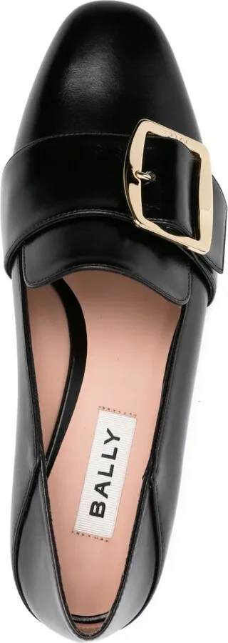 45mm Buckle Leather Pumps - Image 4