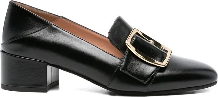45mm Buckle Leather Pumps
