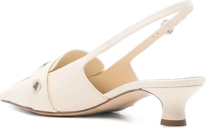 45mm Buckle Slingback Mules - Image 3