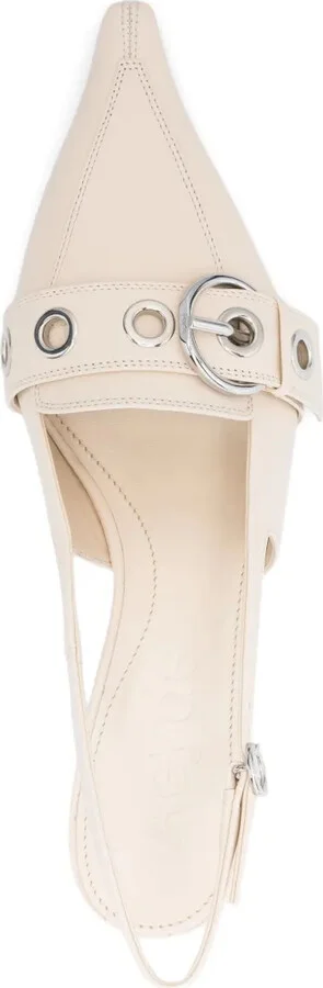 45mm Buckle Slingback Mules - Image 4