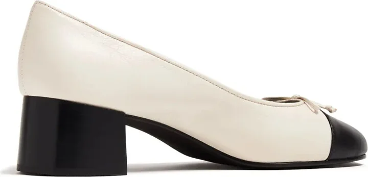 45mm Cap-Toe Leather Pumps - Image 3