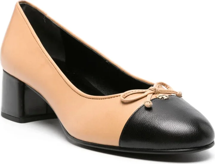 45mm Cap-Toe Leather Pumps - Image 2