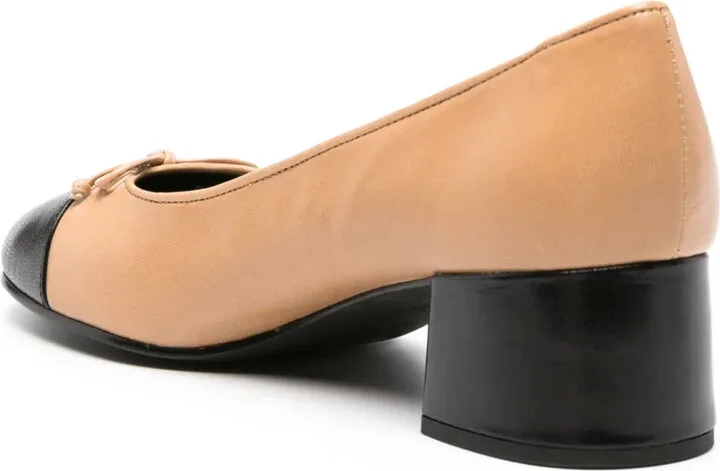 45mm Cap-Toe Leather Pumps - Image 3