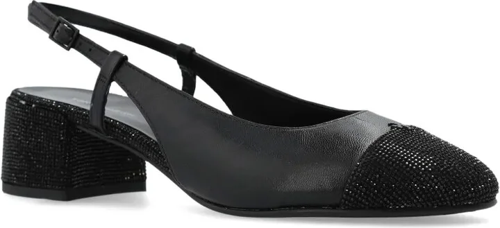 45mm Cap-Toe Slingback Pumps - Image 4
