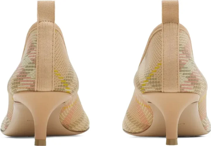 45mm Check Knit Baby pumps - Image 3