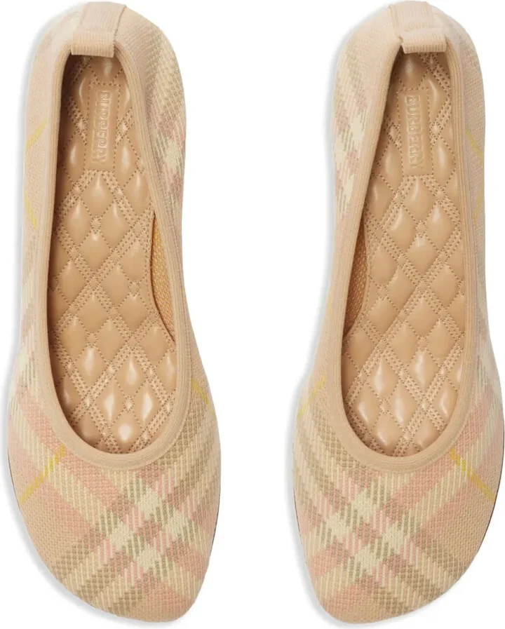 45mm Check Knit Baby pumps - Image 4