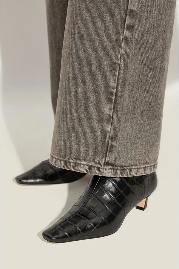 45mm Cosmo crocodile-embossed boots - Image 2