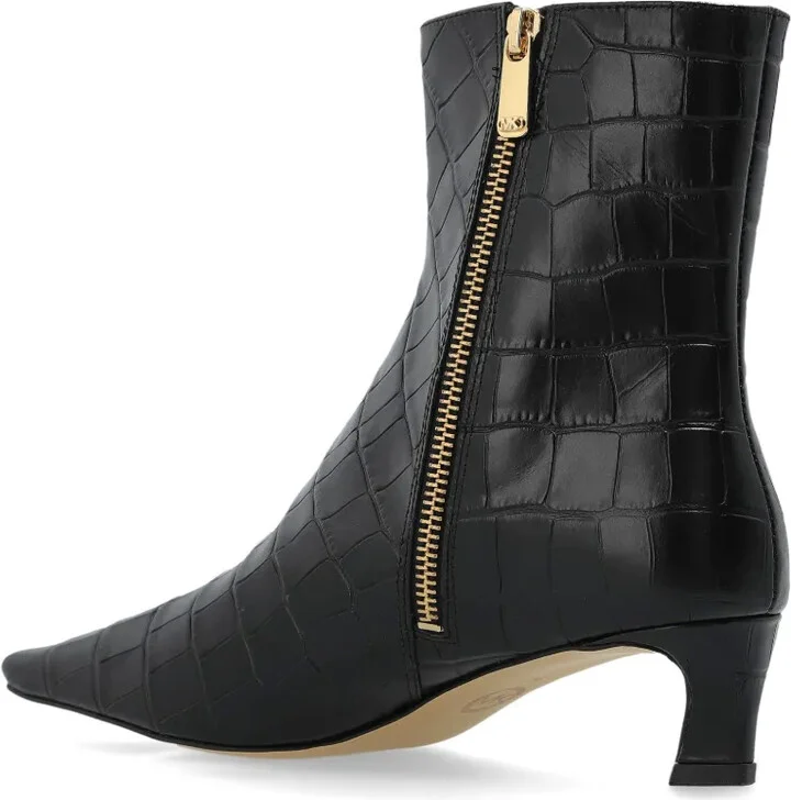 45mm Cosmo crocodile-embossed boots - Image 5