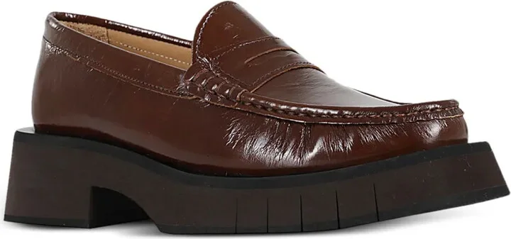 45mm Crinkled Leather Loafers - Image 2