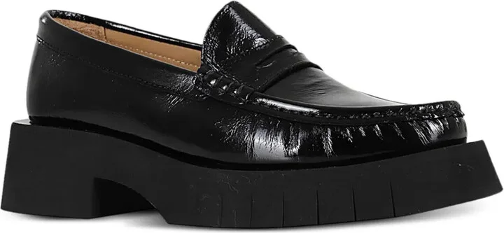 45mm Crinkled Leather Loafers - Image 2
