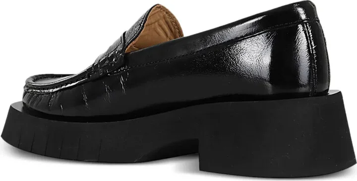 45mm Crinkled Leather Loafers - Image 3