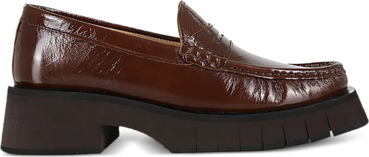45mm Crinkled Leather Loafers