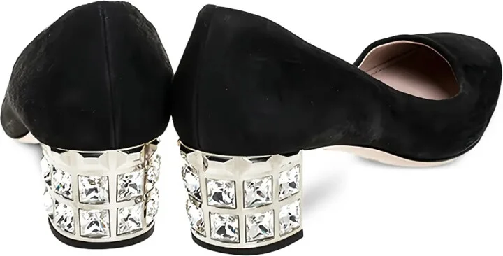45mm Crystal Block-Heel Pumps - Image 3
