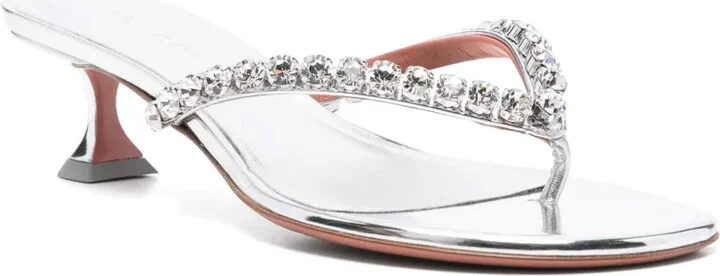 45mm Crystal-Embellished Mules - Image 2