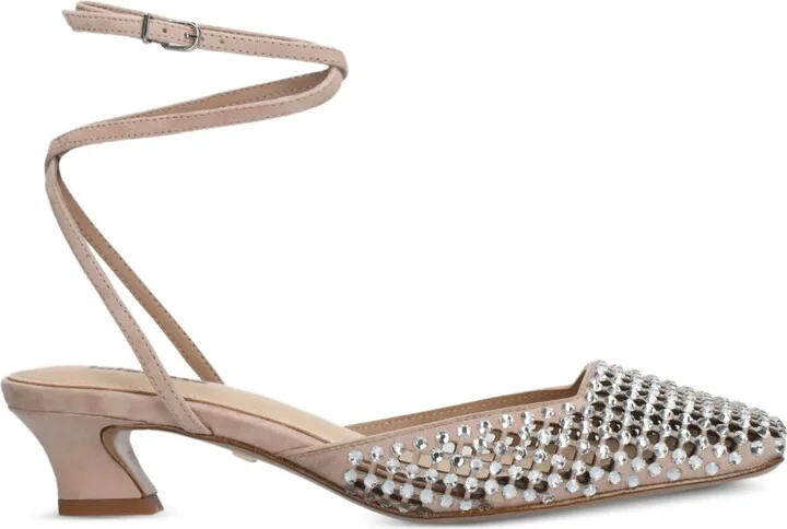 45mm Crystal-Embellished Pumps