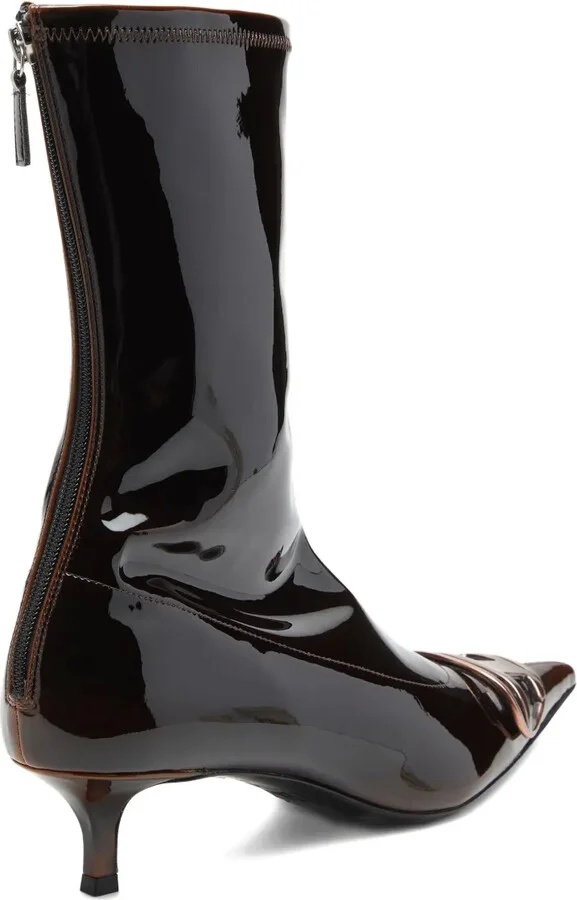 45mm D-Venus patent-leather pointed-toe boots - Image 4