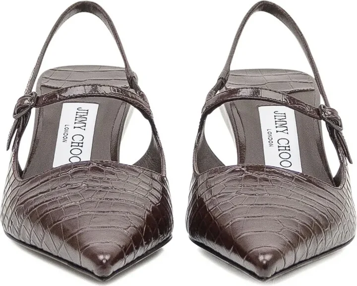 45mm Didi slingback leather pumps - Image 3