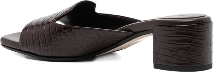 45mm Dina crocodile-effect sandals - Image 3