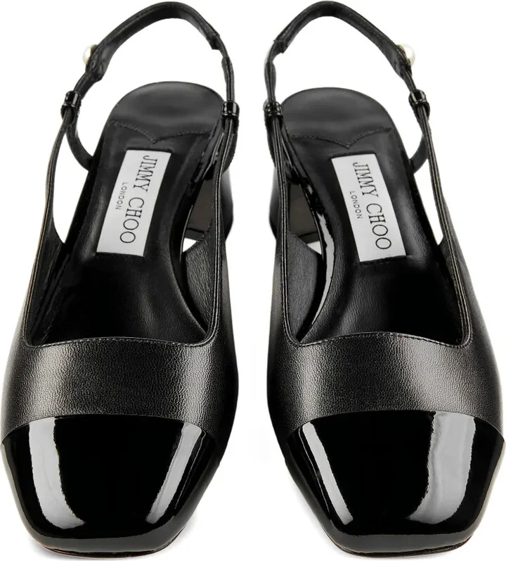 45mm Elisa sling-back pumps - Image 4