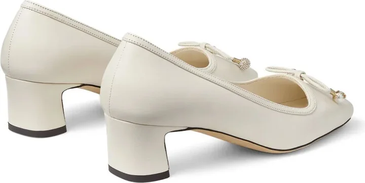 45mm Elme nappa leather pumps - Image 3