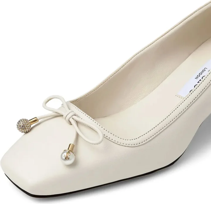 45mm Elme nappa leather pumps - Image 5