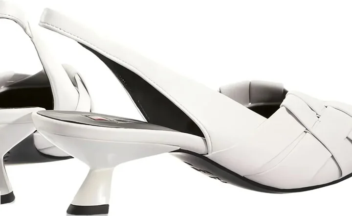 45mm Estelle slingback kitten-heel pumps - Image 2