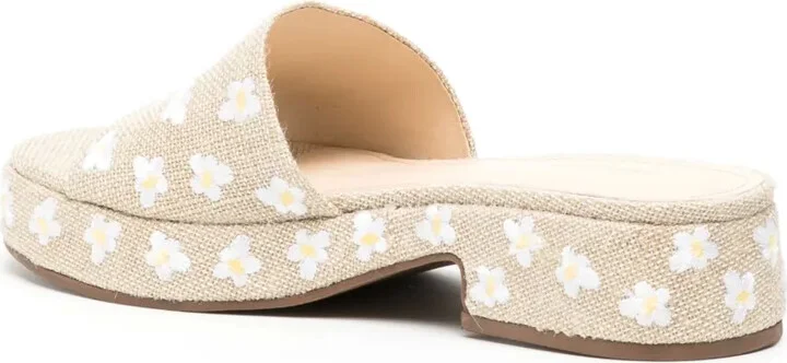 45mm Floral-Embroidery Sandals - Image 3