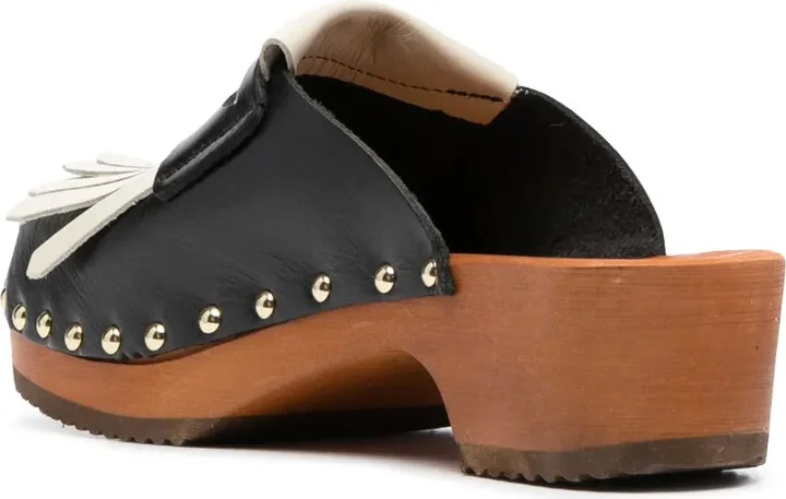 45mm Fringe-Detail Mules - Image 3