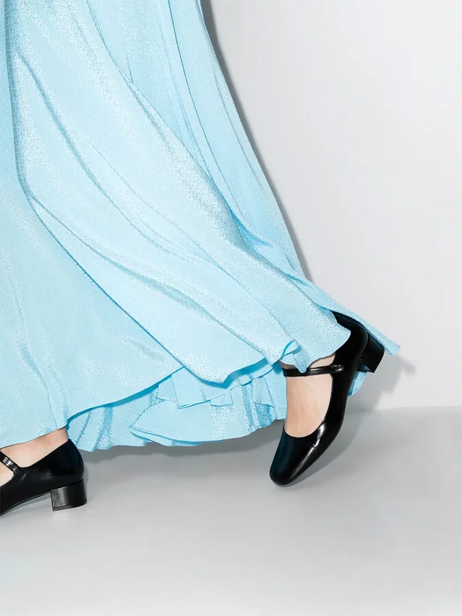 45mm Ginny leather pumps - Image 3