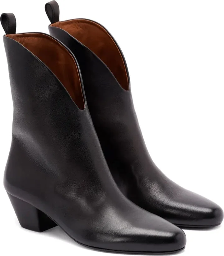 45mm Goccio leather boots - Image 2
