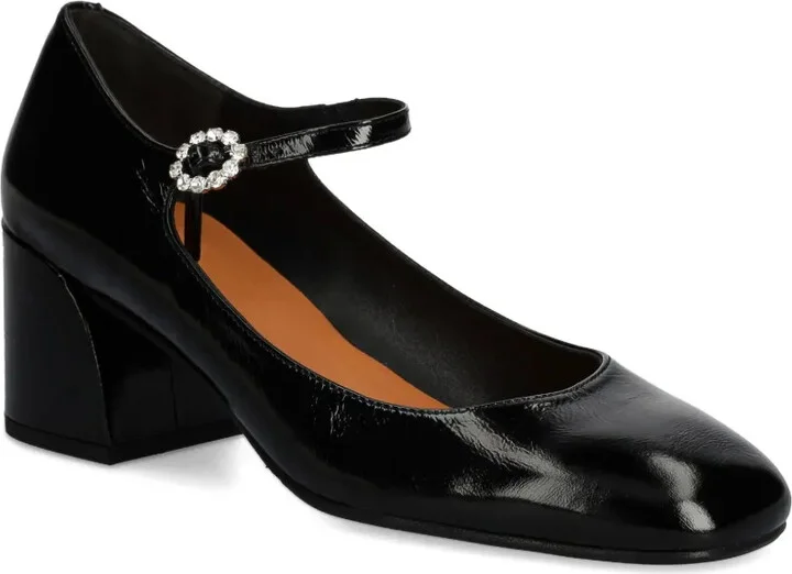 45mm Jewel-Buckle Block-Heel Pumps - Image 2