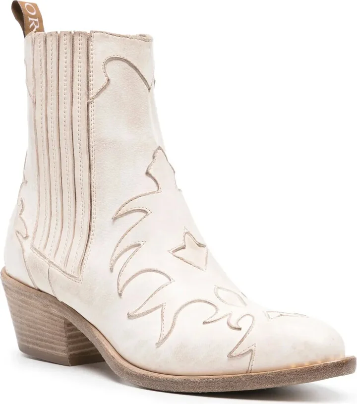 45mm Leather Ankle Boots - Image 2