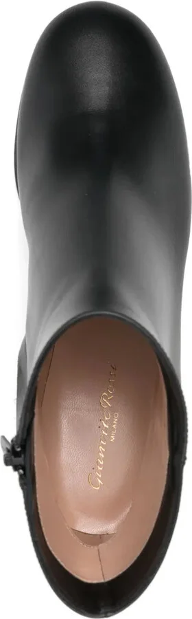 45mm Leather Ankle Boots - Image 4