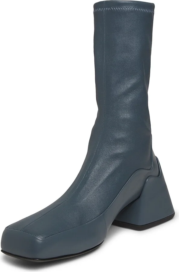 45MM Leather Ankle Boots - Image 2