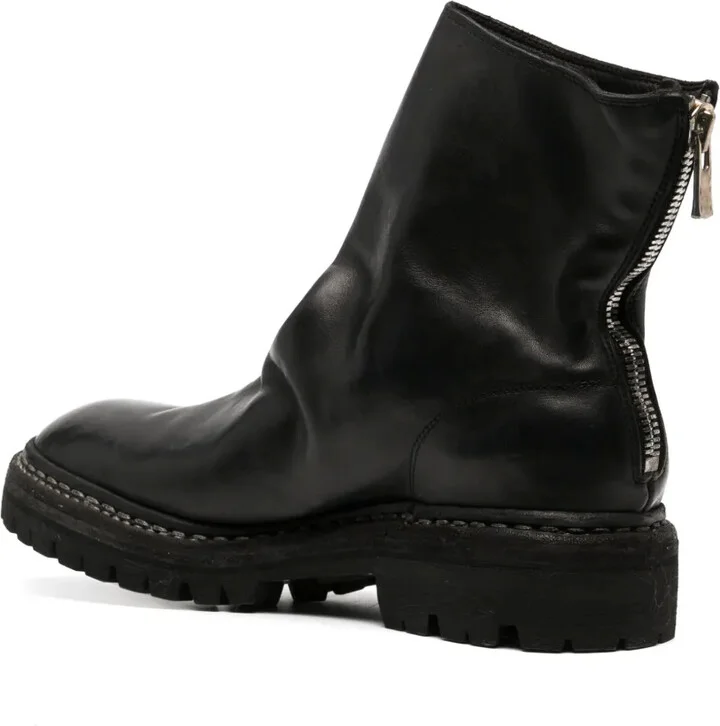 45mm Leather Ankle Boots - Image 3