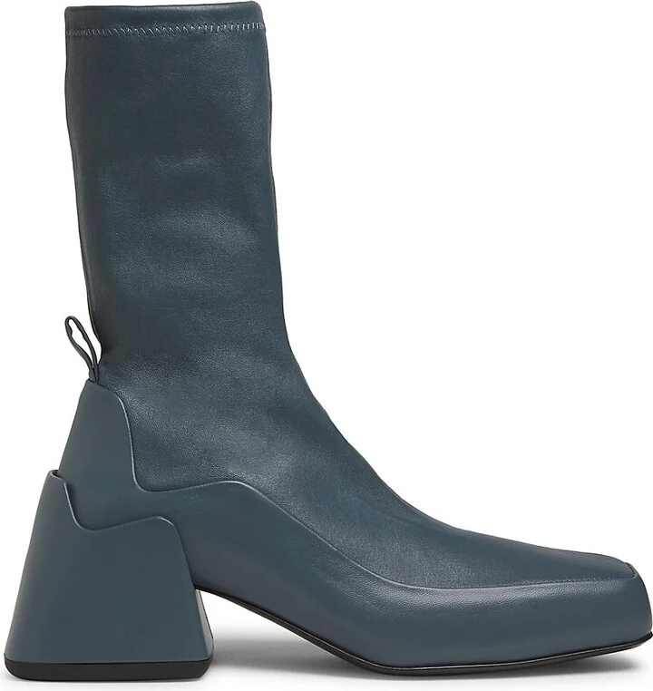 45MM Leather Ankle Boots