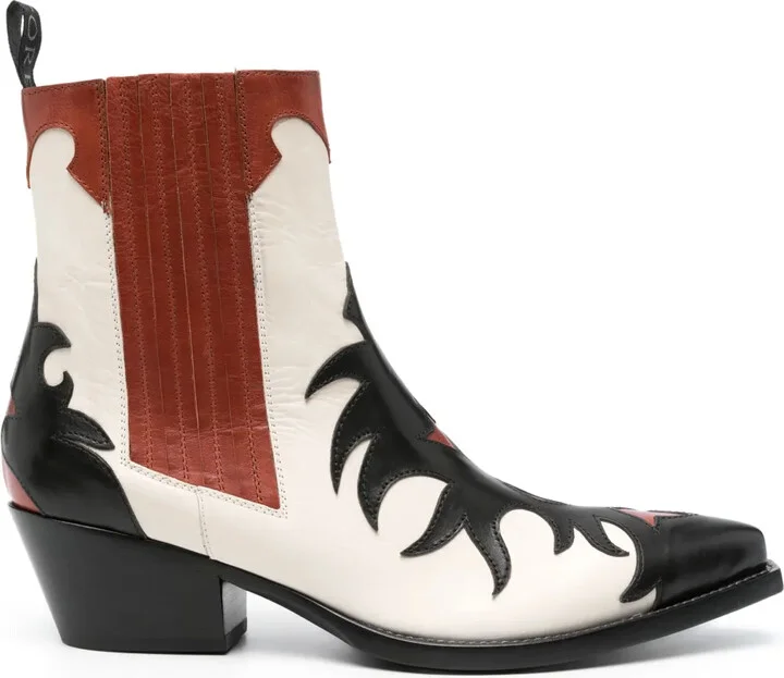 45mm Leather Boots