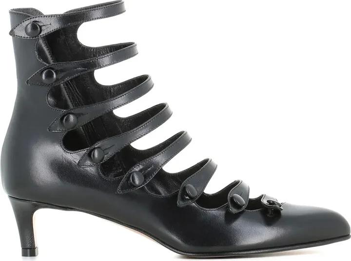 45mm Leather Boots