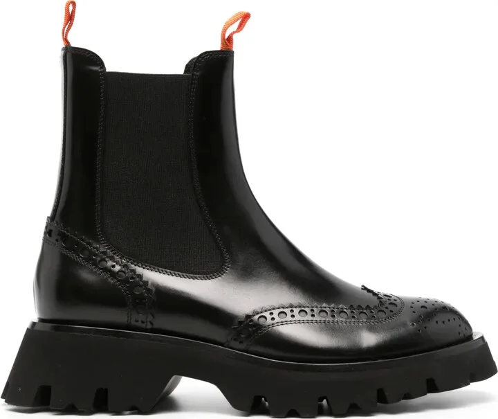 45mm leather Chelsea boots