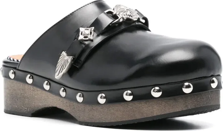 45mm Leather Mules - Image 2
