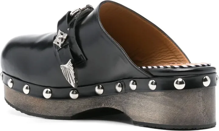 45mm Leather Mules - Image 3